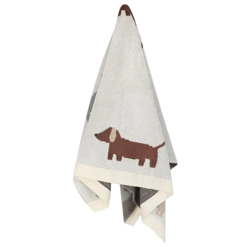 Buddy Dog Jacquared Sweater Blanket