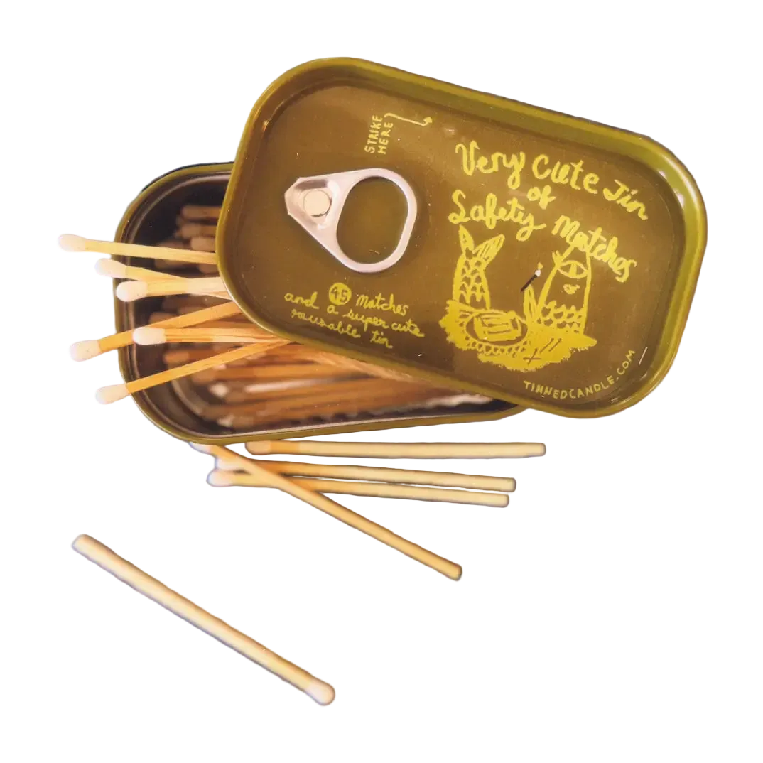 Very Cute Tin of Safety Matches