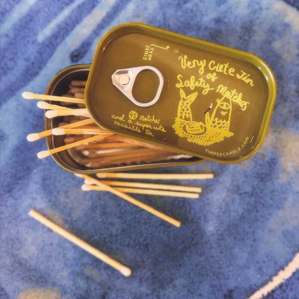 Very Cute Tin of Safety Matches