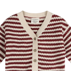 Knit Stripe Baby Cardigan