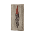 Pheasant Feather Dinner Napkin/Towel