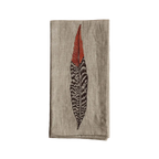 Pheasant Feather Dinner Napkin/Towel