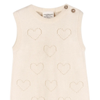 Hearts Pointelle Romper