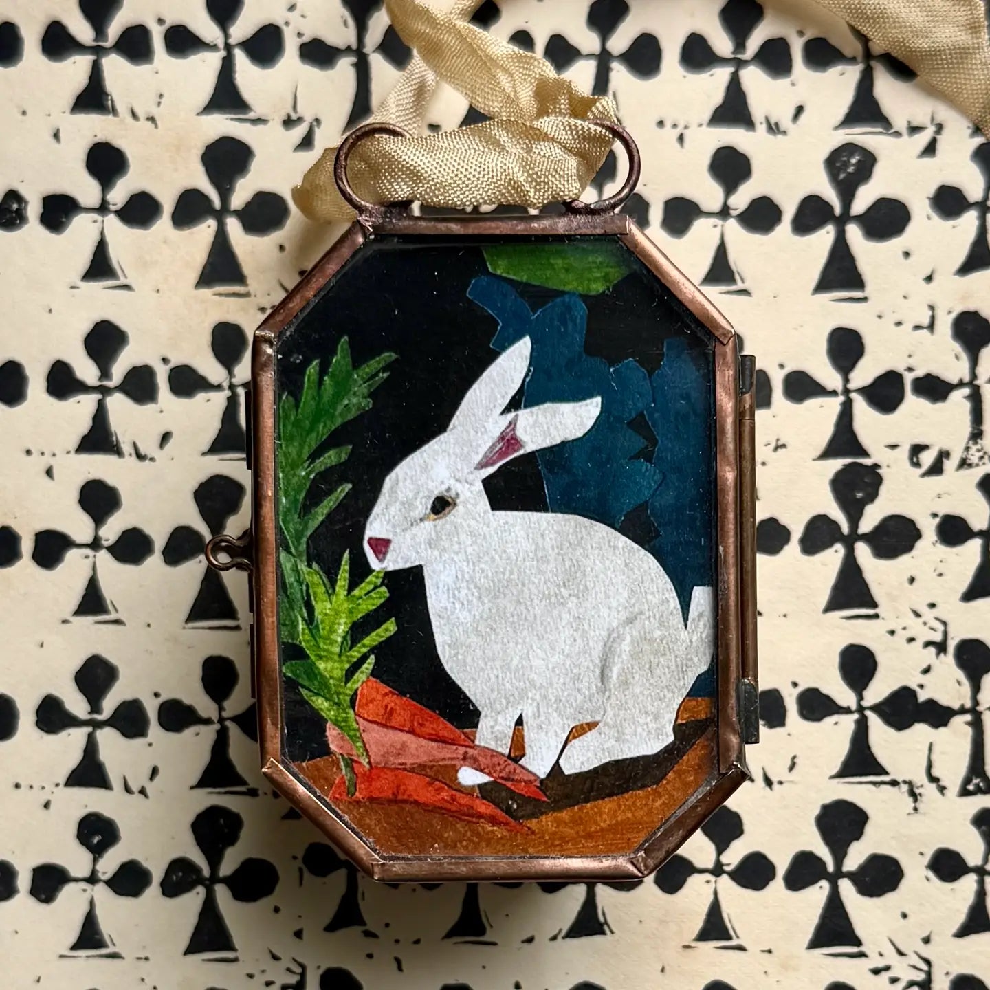 Classical Rabbit Art Locket