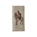 Christmas Donkey Tea Towel