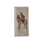 Christmas Donkey Tea Towel