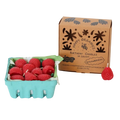 Strawberry Beeswax Birthday Candles