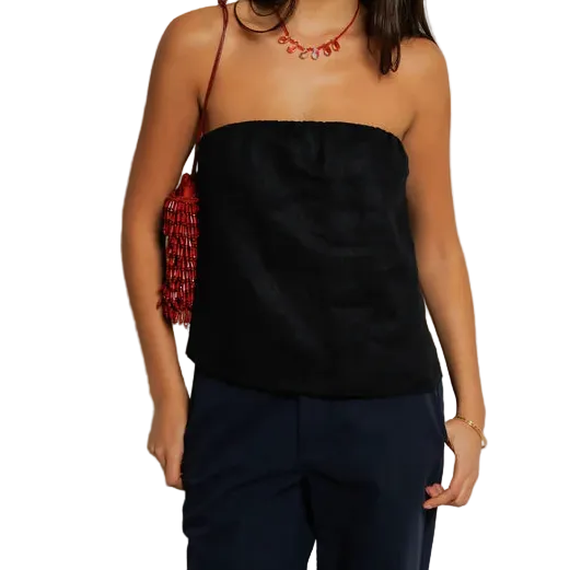 Gianna Linen Tube Top