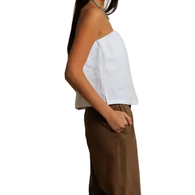 Gianna Linen Tube Top