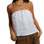 Gianna Linen Tube Top