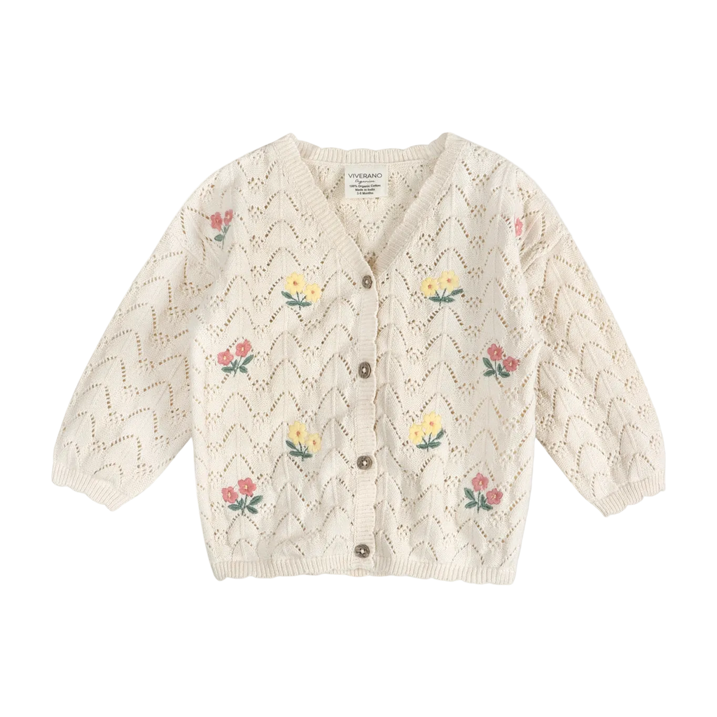 Hazel Floral Knit Cardigan