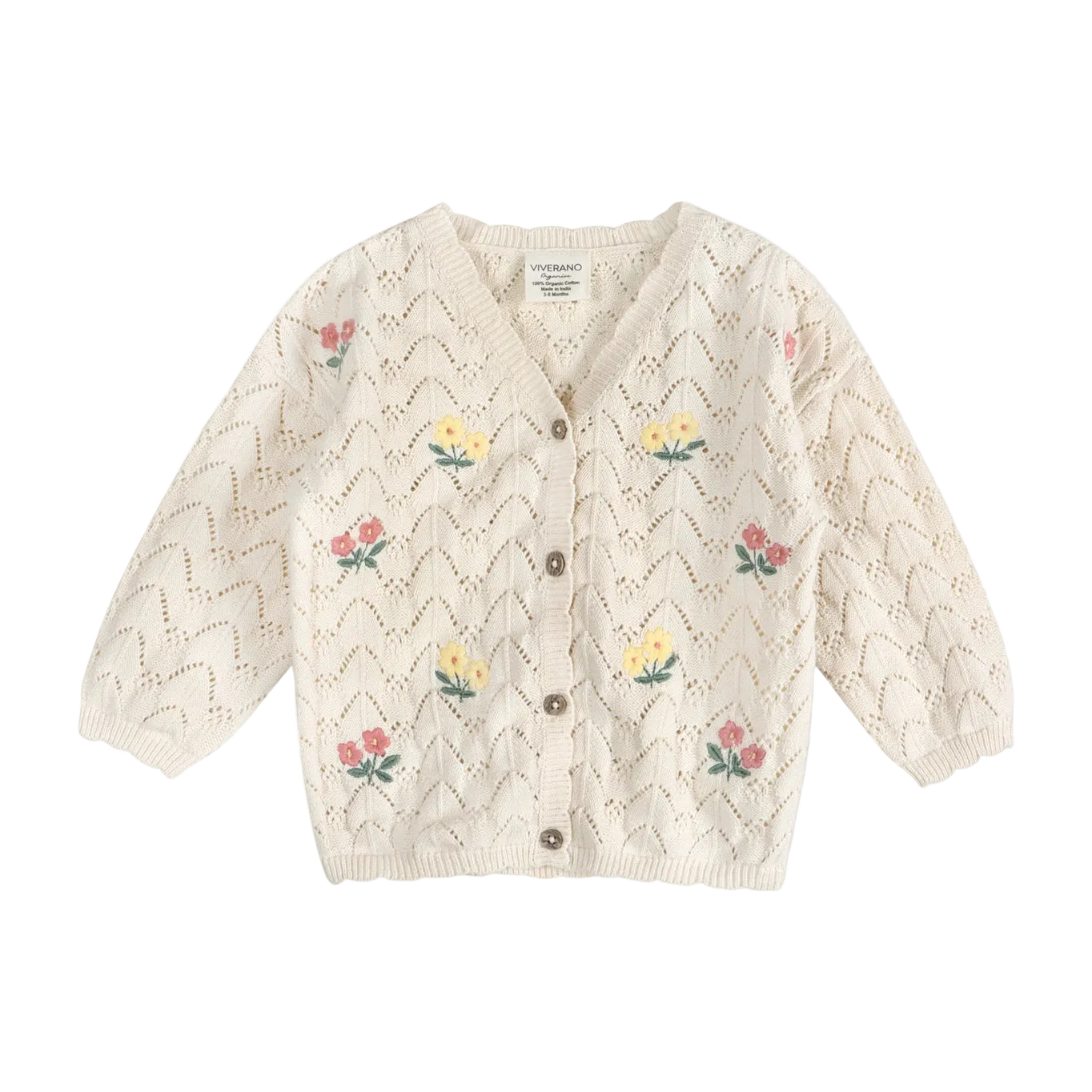 Hazel Floral Knit Cardigan