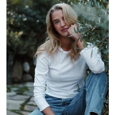 Jamie Recycled Cotton Long Sleeve