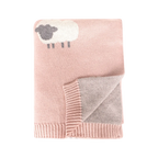 Wooly Lamb Jacquared Knit Blanket