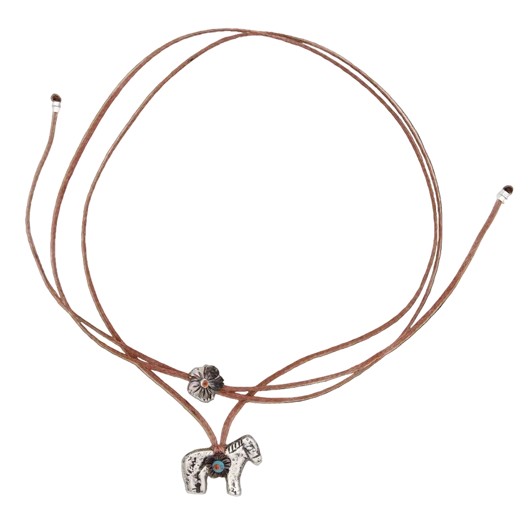 Silver Pony Milagro Necklace
