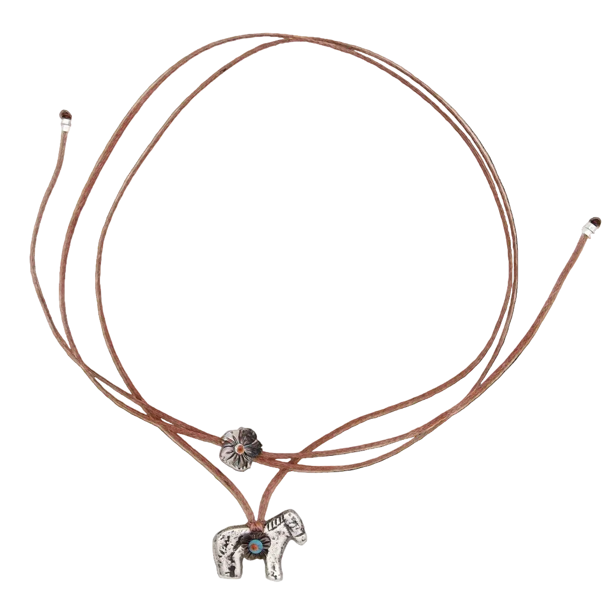 Silver Pony Milagro Necklace