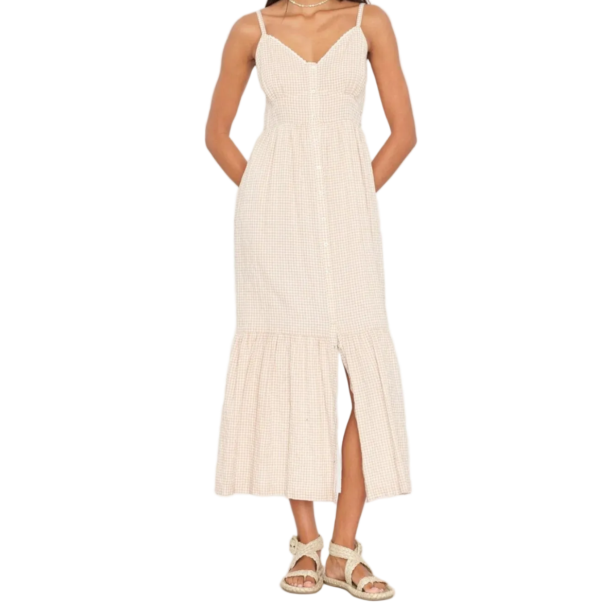 Greta Check Dress